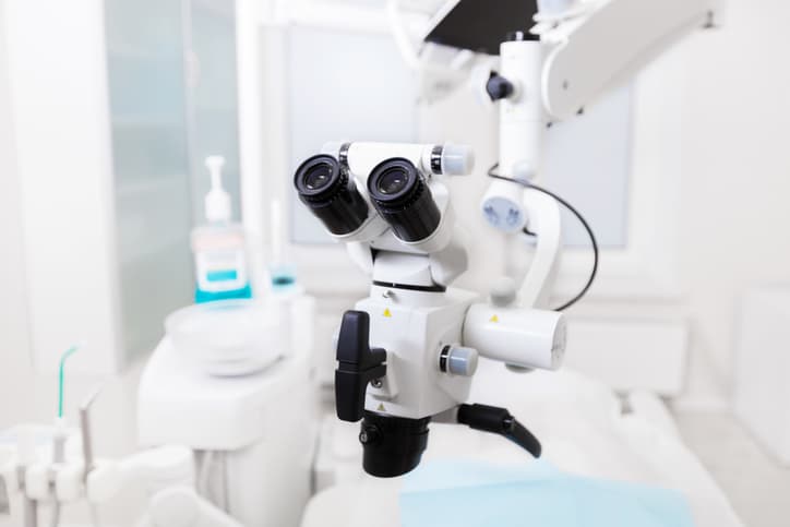 Gentle dental care being provided in the treatment room
